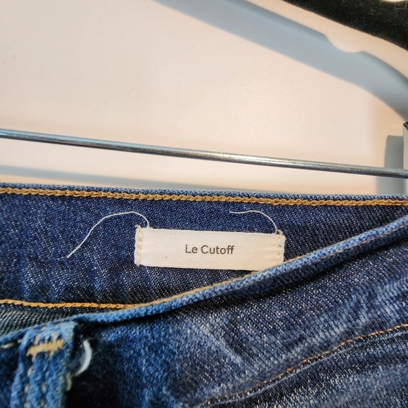 Frame Denim Le CutOff Micro Shred Shorts Fray Fringe Hem Bohemian Denim Short 28 - Picture 6 of 11